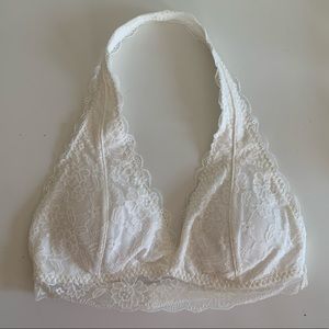 Hollister White Lace Bralette